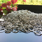 1000PC 12MM SILVER RING CHANDELIER PARTS CHAIN HANGING CRYSTAL CONNECTOR Pendant