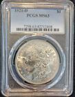 1921 D Morgan Silver Dollar ~ PCGS MS63 ~ Beautiful Example ~ Very Nice Coin ~