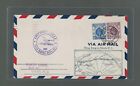 Hong Kong First Flight Cover Pan Am Victoria to Manila Philippines 1937 POCachet
