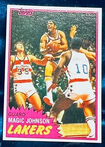 👀🏀 1981-82 Topps # 21 Magic Johnson 2ND Year STRICTLY MINT GRADABLE 🏀👀