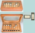 Antique Wooden Needle Packet Display Box * English * 19th Century