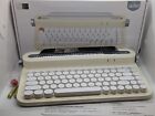 YUNZII ACTTO B305 Wireless Bluetooth Keyboard Retro Typewriter Style - Ivory