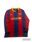Lionel Messi 2010 Barcelona Retro Long Sleeve Home Jersey