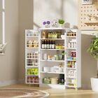 47” Kitchen Pantry Storage Cabinet with Doors and Adjustable Shelves, Small F...