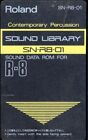 Roland SN-R8-01 Contemporary Percussion ROM Card for R8 Drum Machine