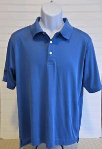 Mens Belvedere Vodka Devon & Jones Golf Polo Shirt Blue Size XL