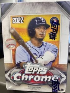 Topps 2022 Chrome Baseball Blaster Box - 32 Baseball Cards Per Box