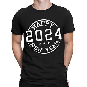 Happy New Year 2024 Eve Party Festive Celebration Mens Womens T-Shirts Top #NED