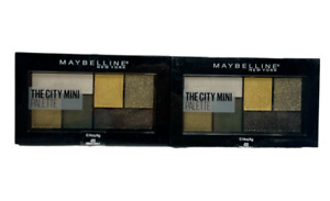 Maybelline The City Mini Palette Eyeshadow (Urban Jungle) Lot of 2 x 4g/0.14oz