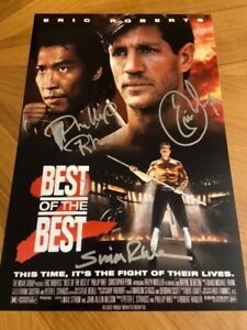 * BEST OF THE BEST 2 * signed 12x18 poster *ERIC ROBERTS, SIMON PHILLIP RHEE* 3