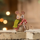 Bethany Lowe Little Mouse With Candy Canes Christmas Figure New
