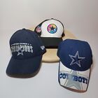 Lot Of 3 Dallas Cowboys New Era Baseball Hats Different Styles and sizes