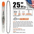 24''/25'' Guide Bar & Chain 3/8'' 0.050'' 84DL For STIHL MS362 MS440 MS460 MS660