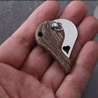 Outdoor Fishing Camping Pocket Folding Blade Keychain Small Knife Heart Shape A+