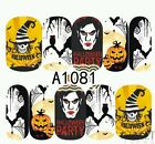 Halloween Nail Wraps water decals Opaque Nail wraps Halloween Nail wraps webs
