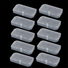 10PCS New Small Storage Box with Lid Clear Plastic Screws Jewelry Container Box