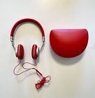 Bowers and Wilkins P3 Wired Headphones + Case, Red. Great Condition