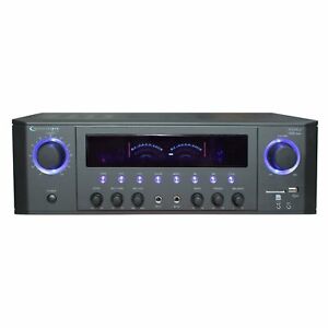 Technical Pro 1000W Stereo Receiver with USB & SD Card Inputs in Black, RX38UR