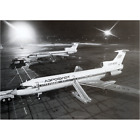 Aeroflot Tupolev Tu-154 Art Print – Awaiting Night Departure – 2 sizes Poster