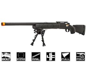 Lancer Tactical LT28BIP M24 Bolt Action Spring Sniper Airsoft Rifle Bipod 17871