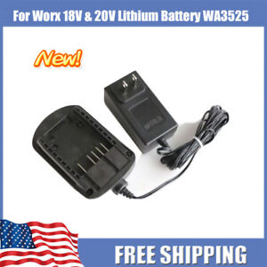WA3520 Battery Charger for Worx 18V & 20V Lithium Battery WA3525,WA3575