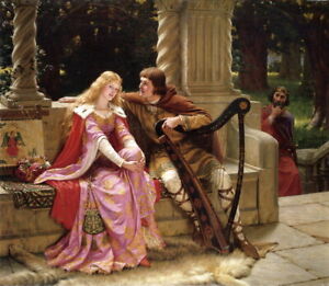 The End of the Song Edmund Blair Leighton Oil painting Printed on Canvas P2148