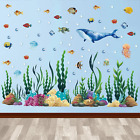 Under the Sea Wall Decals 2 Sheets Ocean Stickers Multicolor