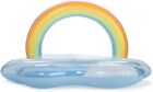 FUNBOY Giant Rainbow Cloud Pool Float 6 FT with Large Arching Rainbow