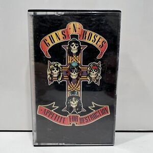 New ListingGuns and Roses Appetite For Destruction Audio Cassette Tape 1987 Slash Axl Rose