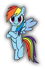 My Little Pony Cartoon Rainbow Dash Sticker Bumper Decal - ''SIZES''