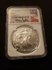 2020 NGC Silver Eagle MS70- Signed by Mike Castle