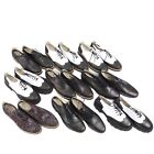 Zapato Leather Oxford Flats In Black And White - Various Sizes Lot of 9