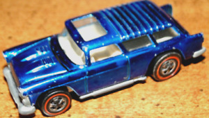 Hot Wheels USA  Redline  original Classic Nomad blue bright white interior