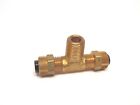Parker 172P-4-2 / 272P-1/4 Poly Tube Brass Tee 1/4