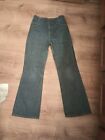 1970s 80s Vintage LEVIS Denim Bell Bottom Leg Orange Tag Jeans Size 25w 29L
