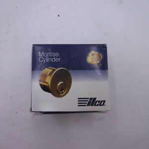 Kaba Ilco 1-1/4 in. Brass Mortise Cylinder with Sargent LA-LC Keyway
