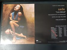 Sade Love Deluxe Rare Original Promo Poster Ad Framed!