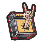 Rock On Skeleton Hand Amp Patch, Musical Instruments Patches