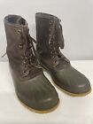 Sorel Kaufman Lace Up Duck Rain Winter Leather Insulated Mens Boots Size 11
