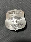 Brothel Inspector Tombstone Western Cowboy Badge Pin Obsolete