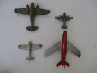Vintage Die Cast Metal Aircraft Airplane Bomber Lot Dinky Toy Tootsietoy