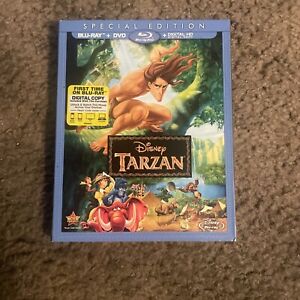 New ListingDisney’s Tarzan (Blu-ray/DVD, 2014, 2-Disc Set, Special Edition W/Slip Very Good