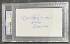 Gene Hickerson Signed Autographed Index Card PSA DNA Baseball