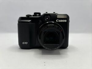 Canon PowerShot G10 14.7MP Digital Camera - Black- Read Description