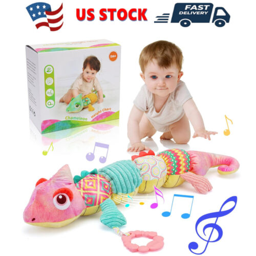Baby Toys for 0-6 Months - Musical Sensory Developmental Stuff Animal Toy Rattle