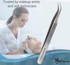 Eyelash Extension Tweezers Straight & Curved Stainless Steel Beauty Care Tools