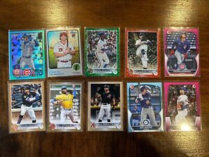 Topps/Bowman baseball 10 card Numbered lot MLB  #/ Color SP RC🔥2022/2023