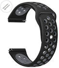 Black & Gray Sport Silicone Replacement Watch Band Strap Quick Release Pins 4072