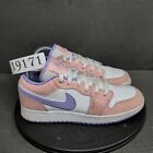 Jordan 1 Low Arctic Punch Shoes Womens Sz 7 White Pink Purple Trainers Sneakers