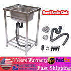 New ListingOne Compartment Commercial Sink Stainless Steel for Garage, Restaurant, Kitchen